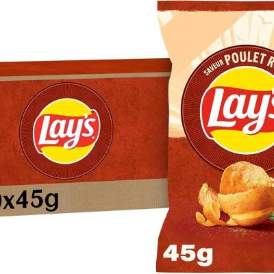 Lay s chips saveur poulet roti 45 g 1