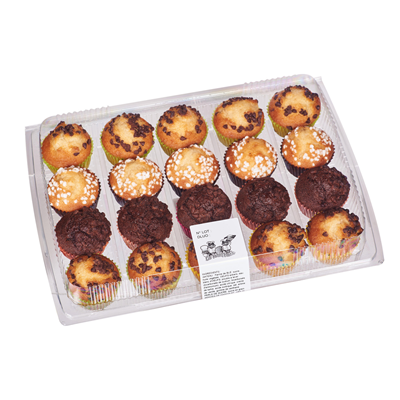 Les ecureuils du languedoc 20 mini muffins panache blister 600 g