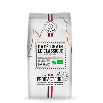 Les prod acteurs cafe grain le classique bio pur arabica 1 kg