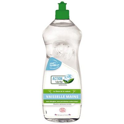 Liquide vaisselle mains ecocertifie 1 l action verte