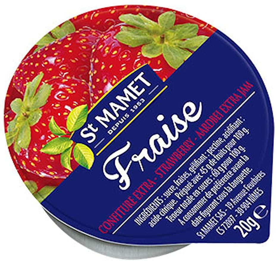 Confiture de fraises en stick 20 g le lot de 12