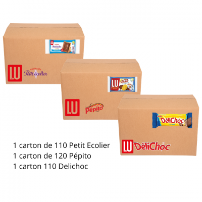 Lot de 340 biscuits lu