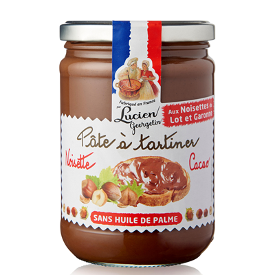 Lucien georgelin pate a tartiner noisettes cacao pot 600 g