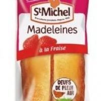 Madeleine longue confiture fraise