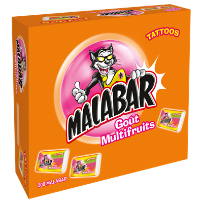 Malabar multi fruits boite 200 pieces