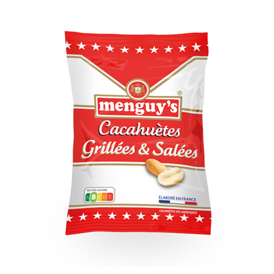 Menguy s cacahuetes grillees salees 40 x 50 g