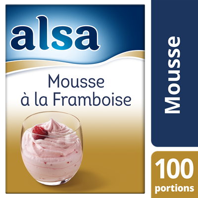 Mousse a la framboise 860 g 100 portions alsa