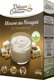 Mousse au nougat de montelimar 1 kg 100 rations dedicaces culinaires