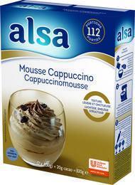 Mousse cappucino 820 g 9 l 112 rations alsa