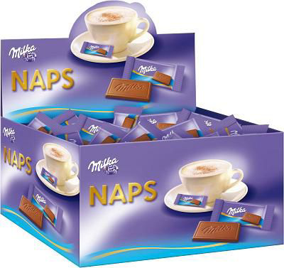 Naps chocolat au lait 355 pieces milka