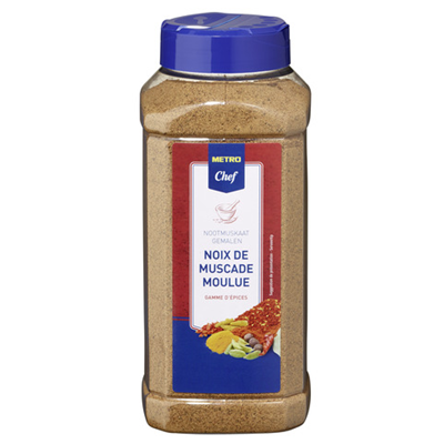 Noix de muscade moulue 500 g metro chef