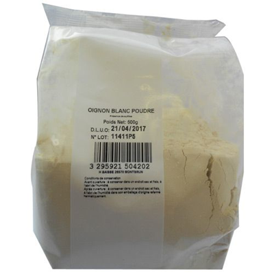 Oignon blanc en poudre 500 g saisse et fils