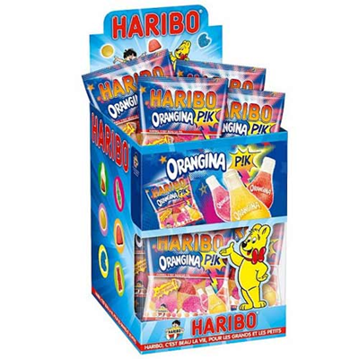 Orangina pik 30 x 40 g haribo