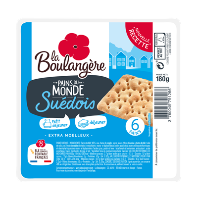 Pain suedois 180 g la boulangere 1