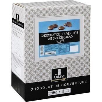 Palets chocolat lait 35 de cacao chocolat de couverture 5 kg