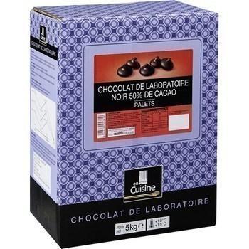 Palets chocolat noir 50 de cacao chocolat de laboratoire 5 kg