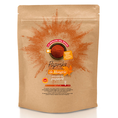 Paprika piquant aop sachet 250 g la brigade des epices