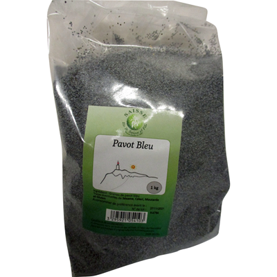 Pavot bleu sachet 1 kg saisse et fils