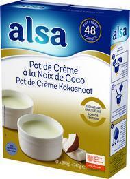 Pot de creme a la noix de coco 740 g 48 rations alsa