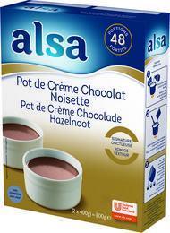 Pot de creme chocolat noisette 800 g 48 rations 