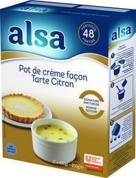 Pot de creme facon tarte citron 800 g 48 rations alsa