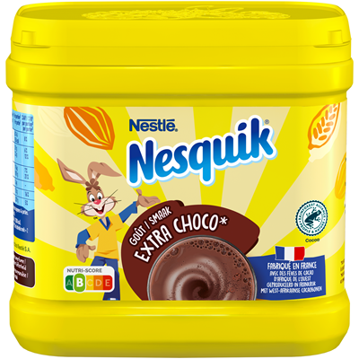 Poudre chocolatee nesquik avec moins de sucres 650g nestle