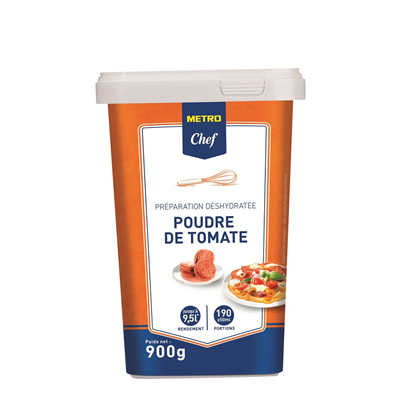 Poudre de tomate 9 5 l 900 g metro chef 1