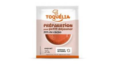 Preparation en poudre pour boisson au cacao en sachet 20 g toquelia 20 de cacao