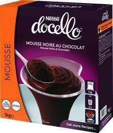 Preparation mousse noire au chocolat 1 kg 70 r docello