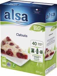 Preparation pour clafoutis bio 800 g 40 rations alsa