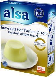 Preparation pour flan citron 850 g 100 rations alsa