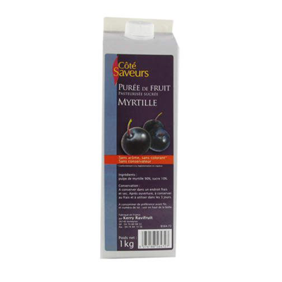 Puree de myrtille 1 l ravifruit