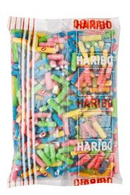 Rainbow Pik bâtonnets Haribo sac 1 kilo, bonbon rainbow pik 1 Kg