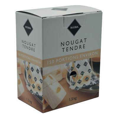 Rioba mini nougat tendre boite distributrice 1 5 kg