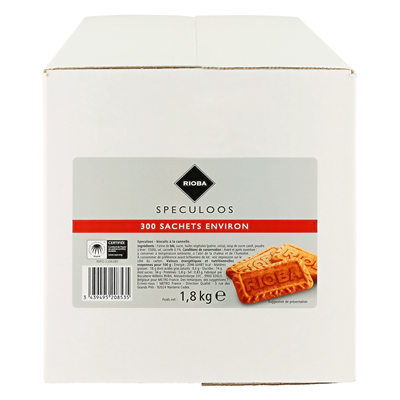 Rioba speculoos 300 x 6 g boite 1 8 kg