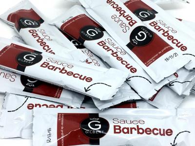 Sauce barbecue 10 g gilbert le lot de 50