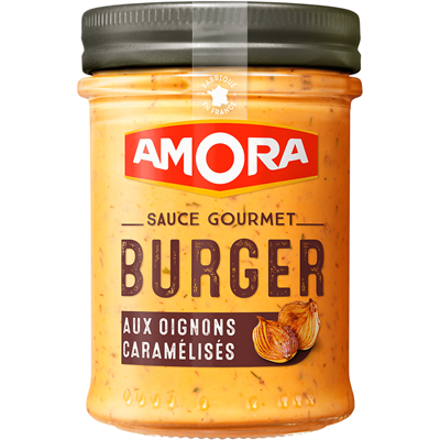 Sauce burger aux oignons caramelises 188 g amora