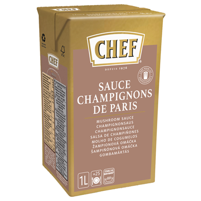 Sauce champignon 1 l chef 1