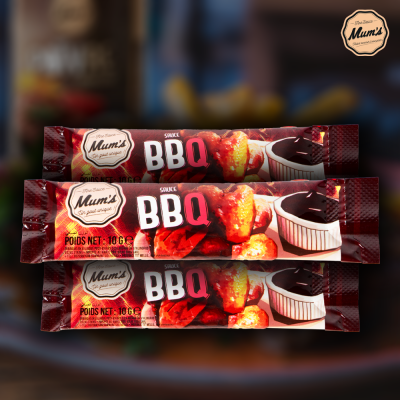 Sauce dosette barbecue bbq mum s 10ml le carton de 201