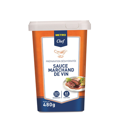 Sauce marchand de vin 3 2 l 480 g metro chef