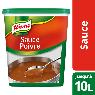 Sauce poivre deshydratee 900 g jusqu a 10 l knorr