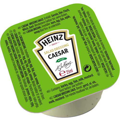 Sauce salade caesar 100 x 25 ml heinz 1