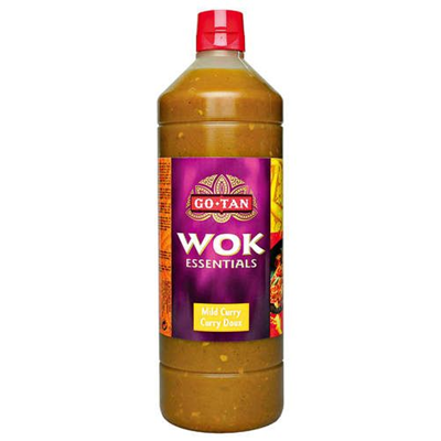 Sauce wok curry doux 1 l go tan