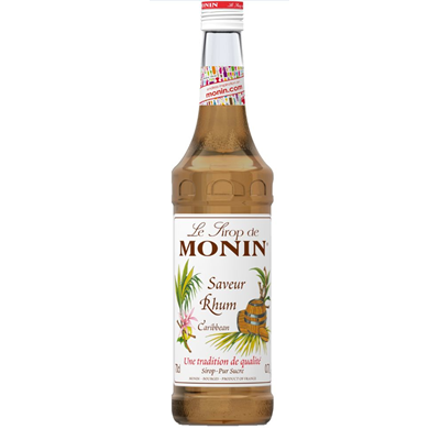 Sirop rhum 70 cl verre perdu monin