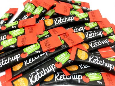 Sticket s ketchup 10 g saveurs et sauces le lot de 20