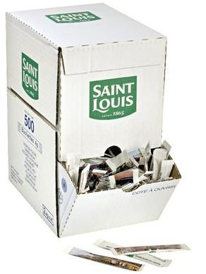 Sucre en poudre bûchette 500 x 4 G Saint Louis pour professionnels