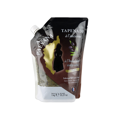 Tapenade d olive noire doypack 1 kg a paesana