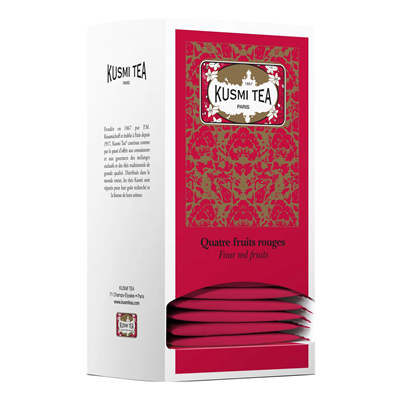 The quatre fruits rouges 25 sachets kusmi tea