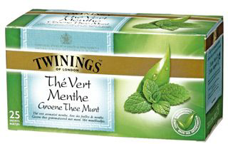 The vert a la menthe 25 sachets twinings