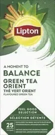 The vert orient la boite de 25 sachets 32 5 g lipton